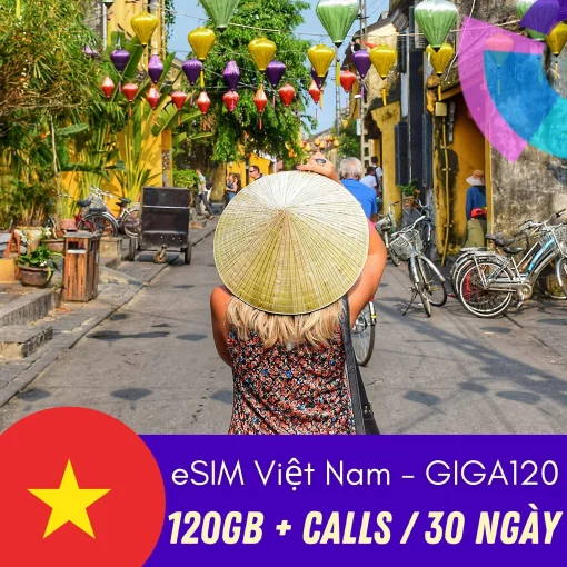 Việt Nam eSIM - Giga120 - Gigago