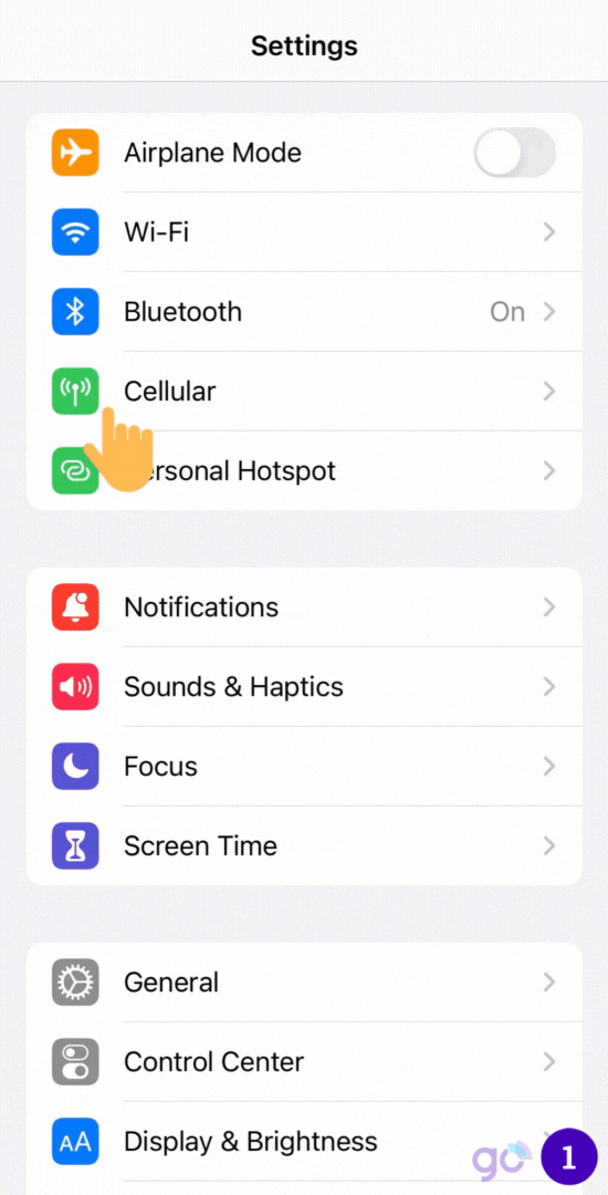 Các bước cài đặt eSIM trên iOS 16 iPhone bằng nhập thông tin thủ công