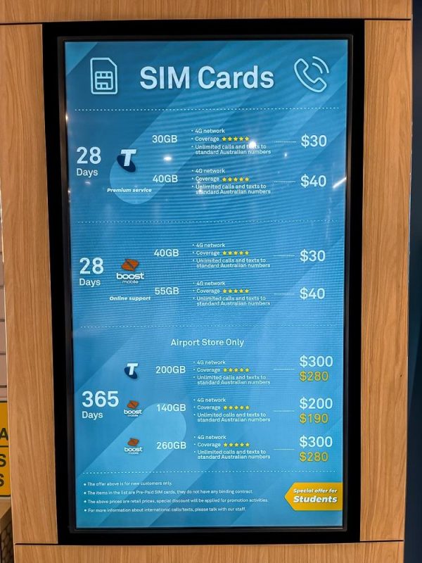 Các gói SIM Úc của nhà mạng ảo Boost Mobile