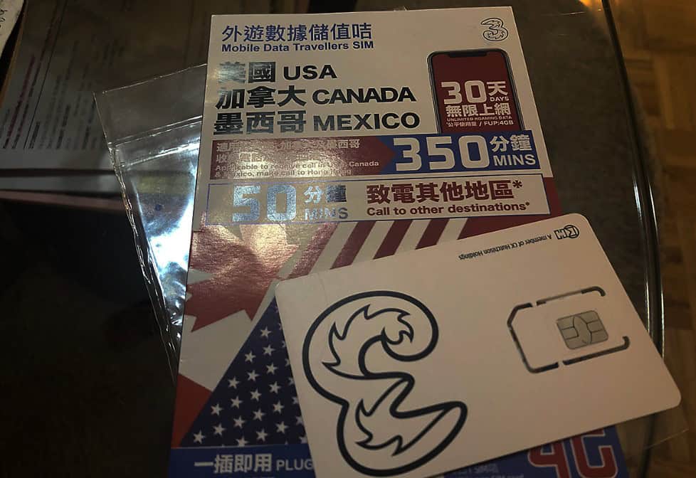 SIM Canada nhà mạng Three