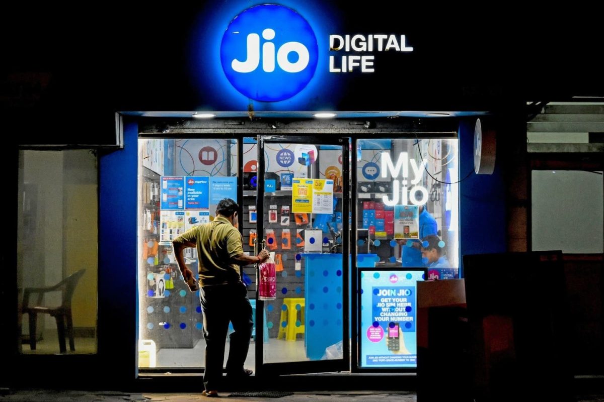 Cửa hàng của nhà mạng Jio tại Ấn Độ