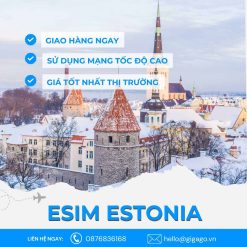 esim du lịch estonia gigago