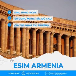 esim du lịch Armenia gigago