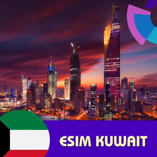 esim du lịch Kuwait gigago