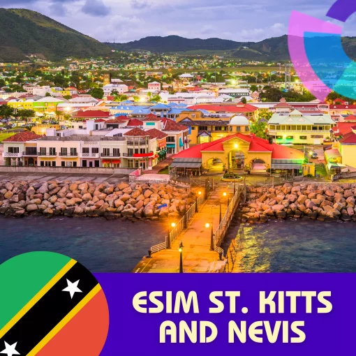 esim du lịch St. Kitts & Nevis gigago