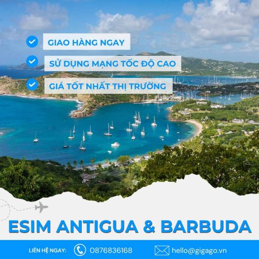 esim du lịchAntigua and Barbuda gigago