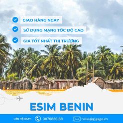 ESIM DU LỊCH BENIN GIGAGO