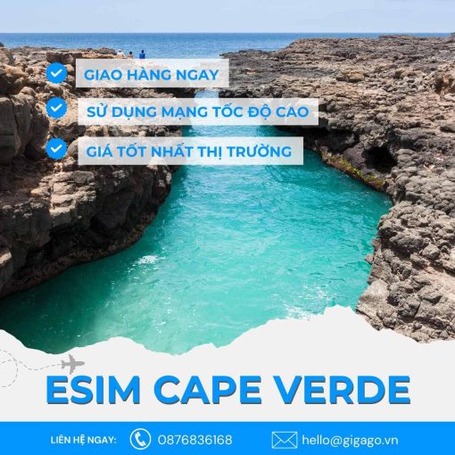 esim du lịch Cape Verde gigago