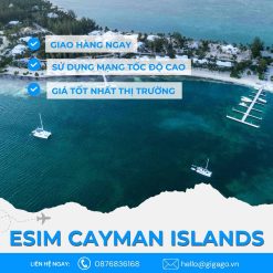 esim du lịch Cayman Islands gigago