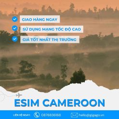 esim du lịch Cameroon gigago