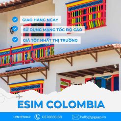 esim du lịch Colombia gigago