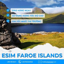 esim du lịch Faroe Islands gigago