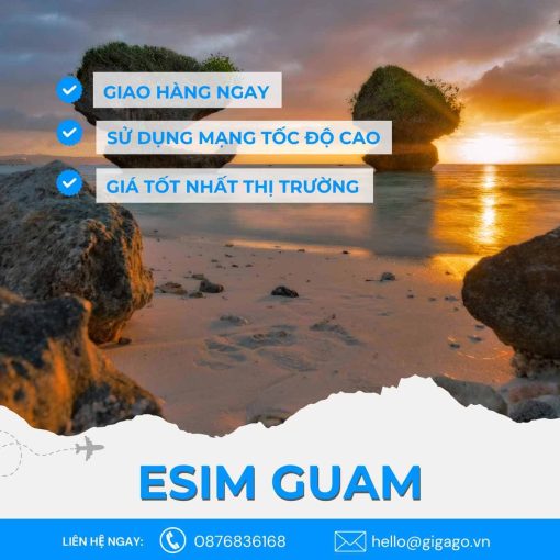 esim du lịch Guam gigago