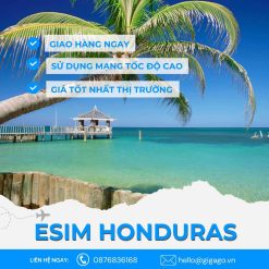 esim du lịch Honduras gigago