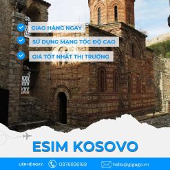 esim du lịch Kosovo gigago