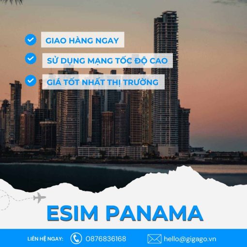 esim du lịch Panama gigago