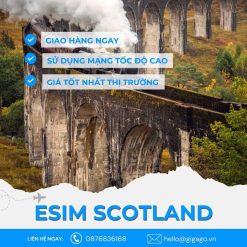 esim du lịch Scotland gigago