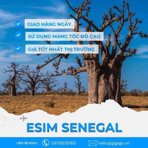 esim du lịch Senegal gigago