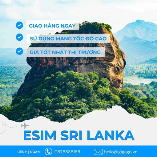 esiim du lịch Sri Lanka gigago