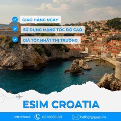 esim du lịch croatia gigago