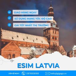 esim du lịch Latvia gigago