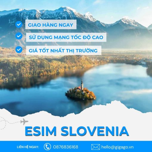 esim du lịch Slovenia gigago