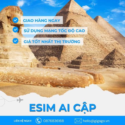 esim du lịch Ai Cập gigago