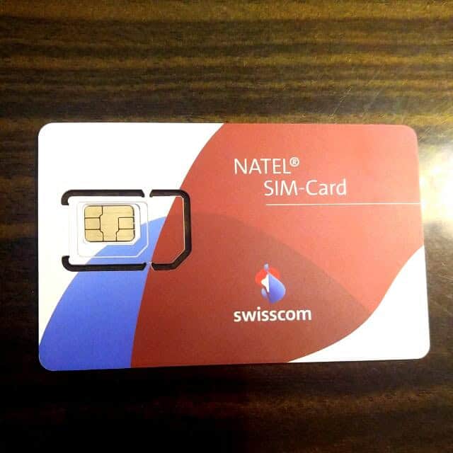 SIM Thụy Sĩ của nhà mạng Swisscom