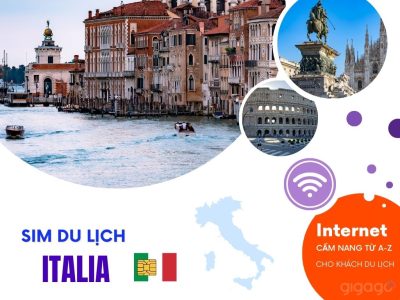 Top sim du lịch Italia và esim data - Gigago