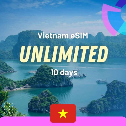 Giga10u - Vietnam esim unlimited data plan for 10 days