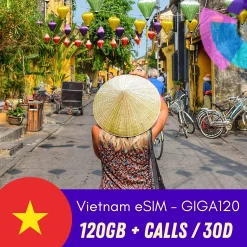 Vietnam eSIM - Giga120 - Gigago
