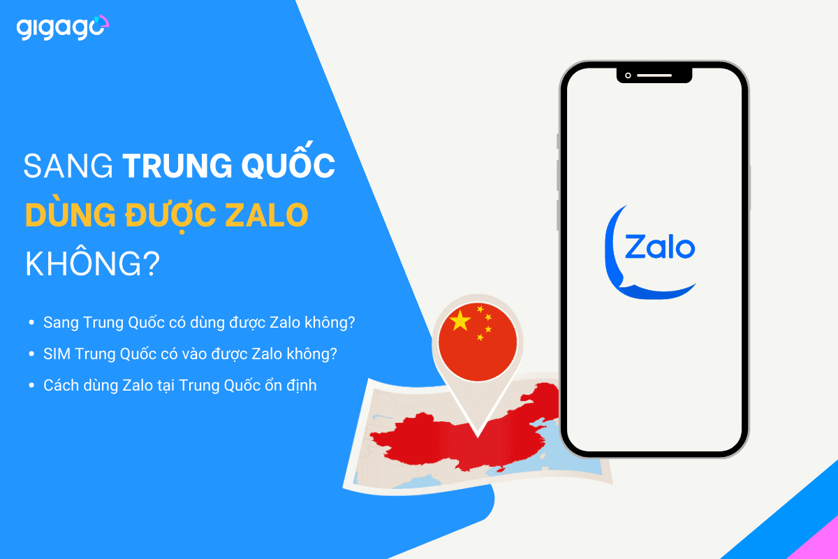 Sang Trung Quốc có dùng được Zalo không