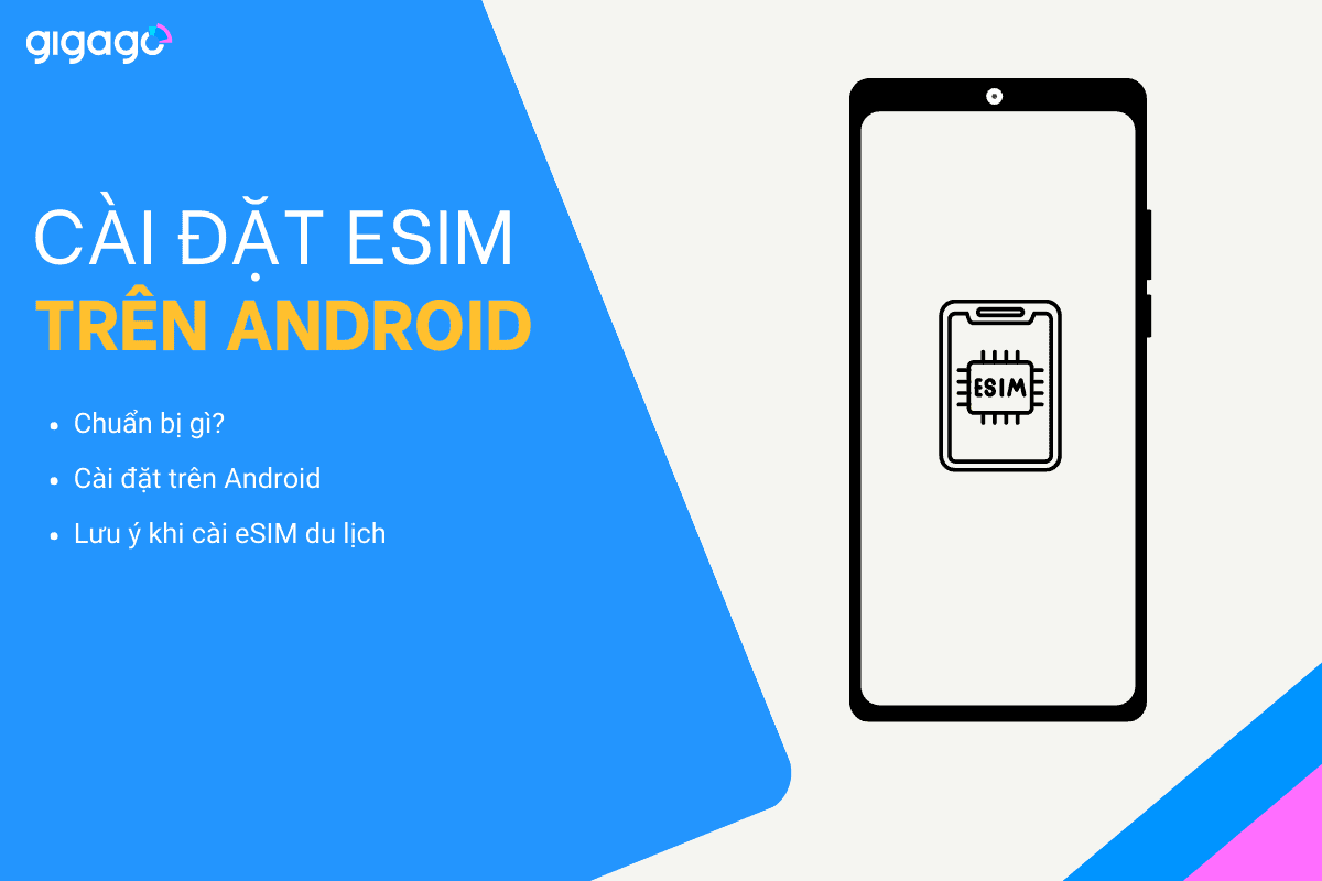 Cài đặt esim trên Android