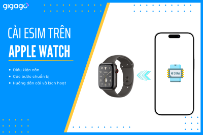 Cài eSIM trên Apple Watch
