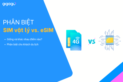 Khác nhau giữa SIM vật lý và eSIM là gì