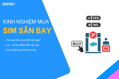 SIM du lịch tại sân bay