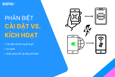 Phân biệt cài đặt esim và kích hoạt esim