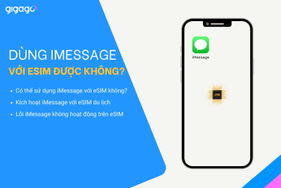 Sử dụng iMessage với eSIM được không