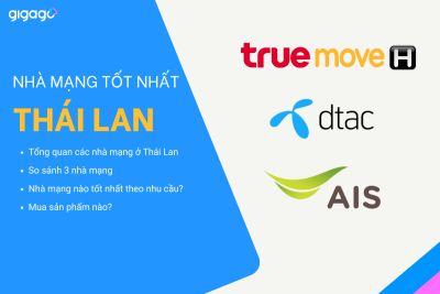 Top nhà mạng tốt nhất Thái Lan