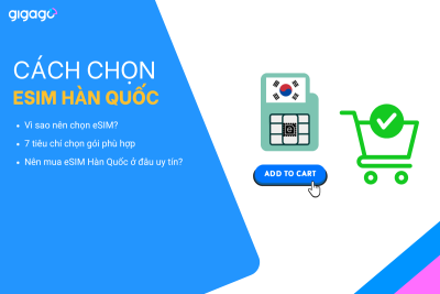 Cách chọn esim du lịch hàn quốc
