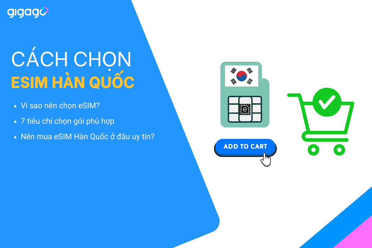 Cách chọn esim du lịch hàn quốc