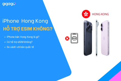 iphone bản Hong Kong có hỗ trợ eSIM không