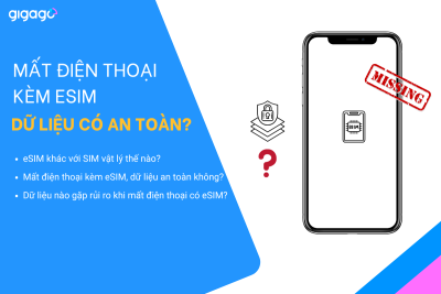 Mất điện thoại kèm eSIM, dữ liệu cá nhân có an toàn không