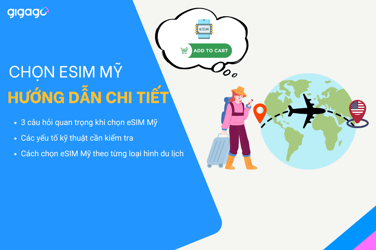 Cách chọn esim du lịch Mỹ tối ưu nhất