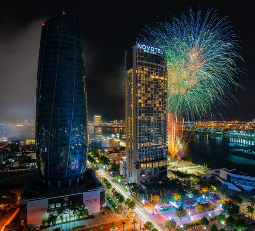 Khách sạn Novotel Đà Nẵng có view xem pháo hoa mãn nhãn