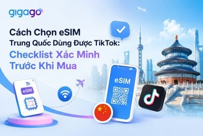 cách chọn esim trung quốc dùng được tiktok và checklist trước khi mua