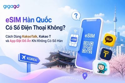eSIM Hàn Quốc có số điện thoại không