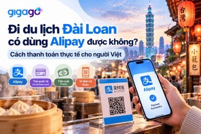 Du lịch Đài Loan có dùng Alipay được không